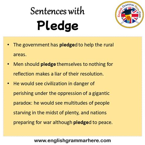 pledge synonyms in english.